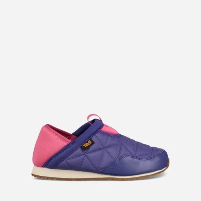 Teva Ember Moc - Kids' Teva Slippers - Purple | India (JYOE14370)